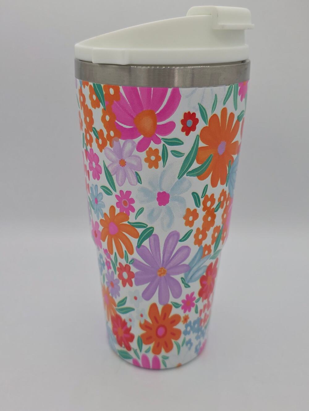 Frost Buddy Togo Buddy 30oz Tumbler - Spill Proof Flip Lid - Silicone Grip Lid